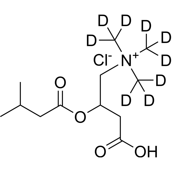 3-Methylbutyryl-DL-carnitine-d9 hydrochloride 2608872-54-2
